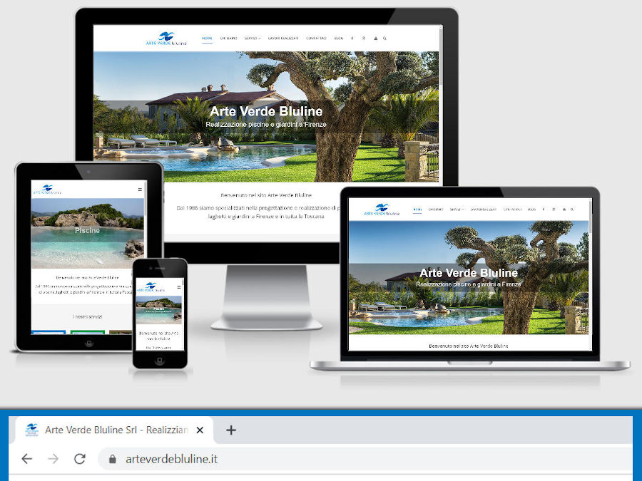È online il nuovo sito web di Arte Verde Bluline!